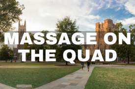Massage on the Quad